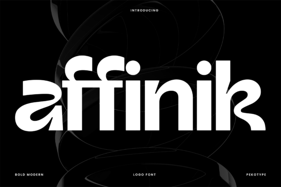 Affinik Font for Handmade Creations and Branding