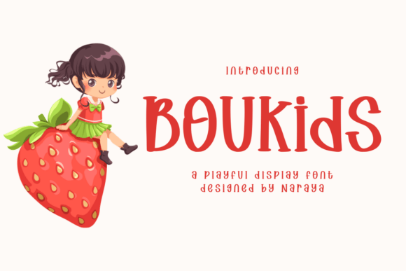 Boukids: A Playful Handwriting Font for Creative Projects