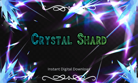 Crystal Shard Font: A Cyberpunk Display Font for Bold Designs