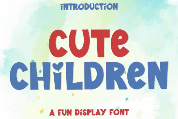 Cute Children Font for Festive Campaigns and Holiday Design