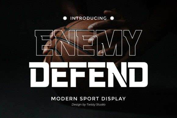 Enemy Defend: A Bold Font for Business Branding