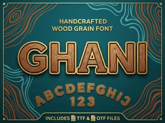 Ghani Font for Natural Branding and Creative Projects