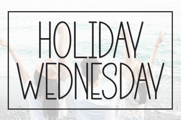 Holiday Wednesday: A Playful Display Font for Warm Digital Branding