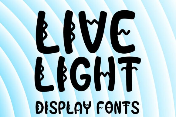 Live Light: A Playful Font for Creative Branding Projects