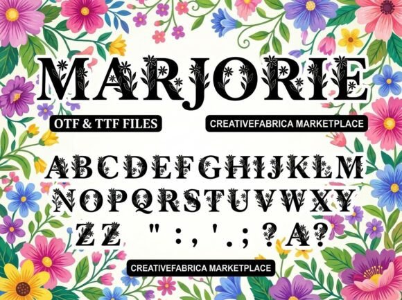Marjorie: A Display Font for Bold Digital Branding