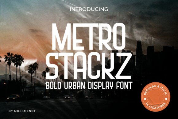 Metro Stackz Font Download for Bold Design Projects