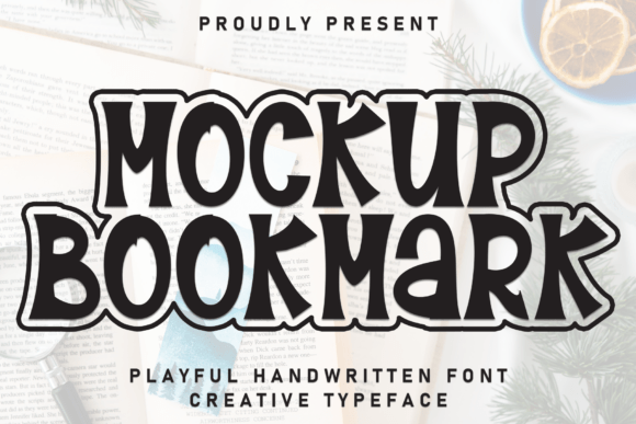 Mockup Bookmark: A Display Font for Creative Crafters