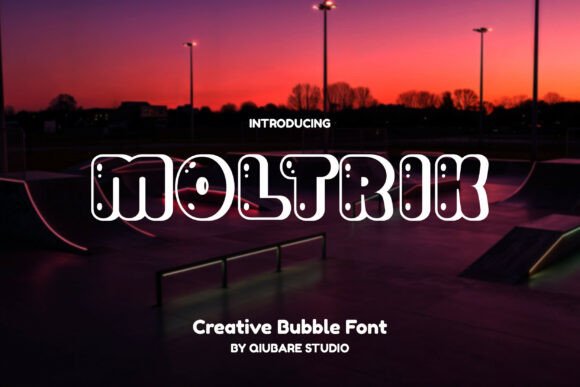 Moltrik: A Bold Display Font for Modern Branding
