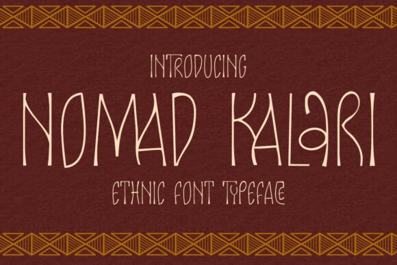 Nomad Kalari: A Display Font for Bold Brand Messaging