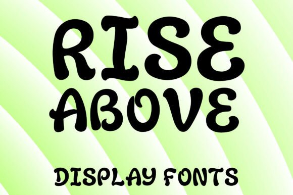 Rise Above Font for Bold Visual Campaigns