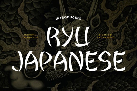 Ryu Japanese for Dynamic Display Typography