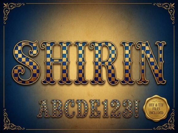 Shirin Display Font for Professional Web Design