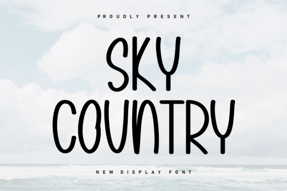 Sky Country Font for Handmade Creativity