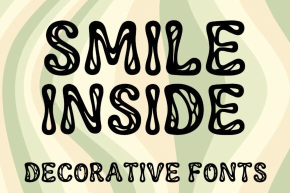 Smile Inside: A Bold Display Font for Eye-Catching Branding