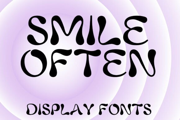 Smile Often: A Groovy Display Font for Creative Projects