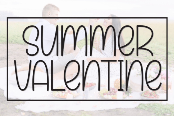 Summer Valentine: A Playful Handwritten Font for Editorial Design