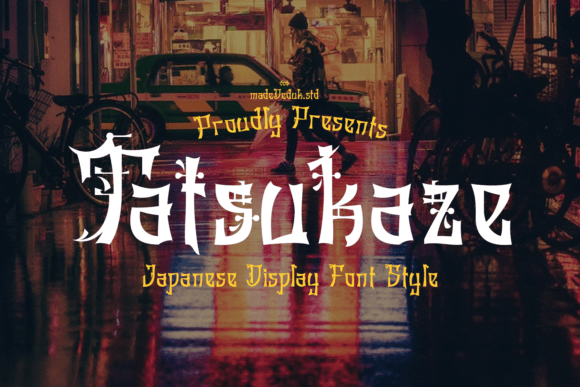 Tatsukaze Display Font for Impactful Branding and Campaigns