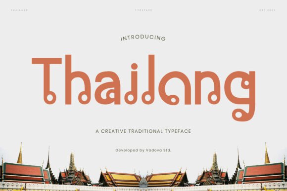 Thailong: A Display Font with Cultural Charm for Creative Campaigns