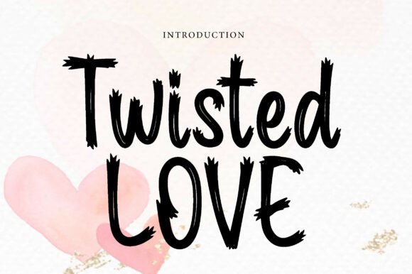Twisted Love: A Playful Display Font for Romantic Campaigns