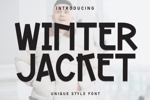 Winter Jacket Font for Warm, Playful Web Design